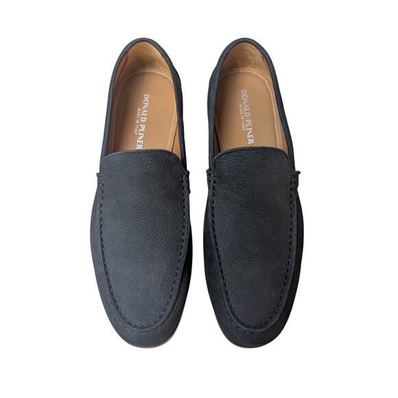 Donald Pliner Men\'s Slater Leather Loafer Driving Shoe Navy Size 8.5 Preppy main image 7